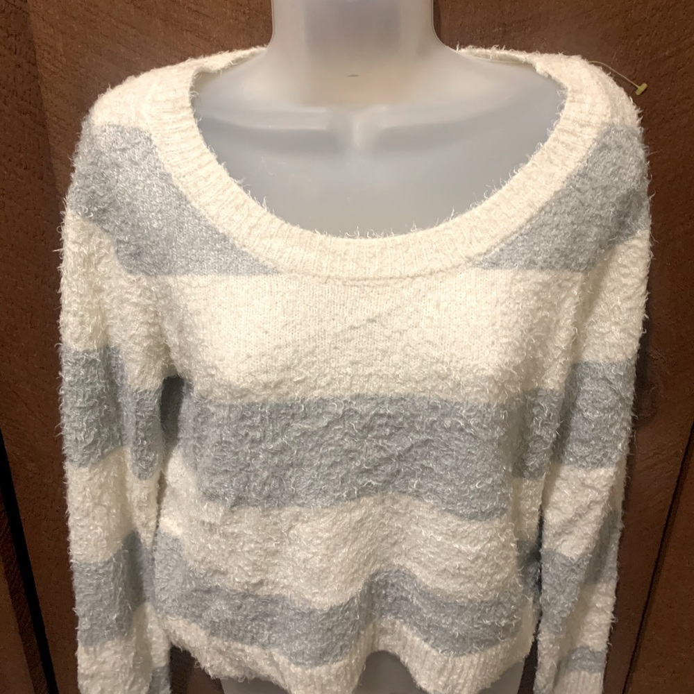 Lauren Conrad soft fuzzy sweater
